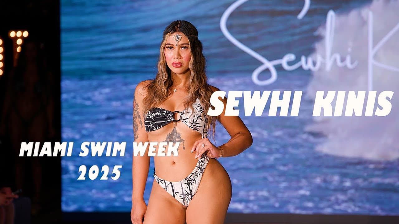 Sewhi Kinis Exa Models Miami Swim Week 2025 [4K]